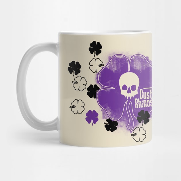 DR Skull and Shamrocks Purple by Dust Rhinos Swag Store